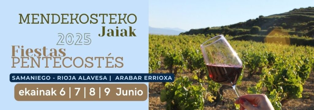 MENDEKOSTEKO JAIAK 2025 FIESTAS DE PENTECOSTES